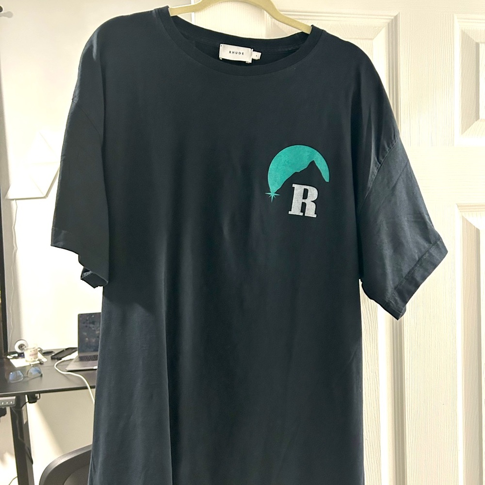 RHUDE Men’s Navy T Shirt, Size L